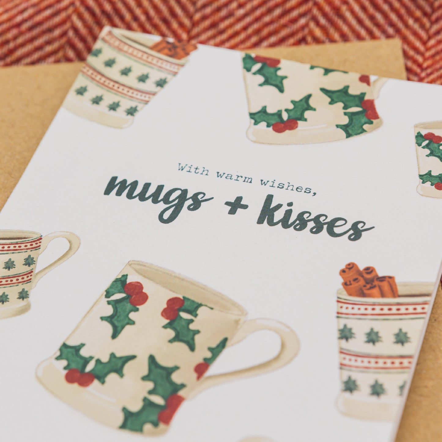 Mugs + Kisses Card