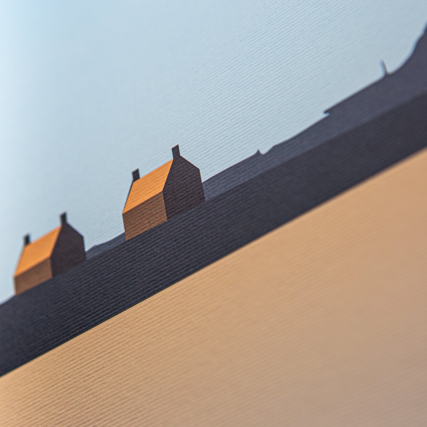Prestwick Beach Houses Signed Limited Print