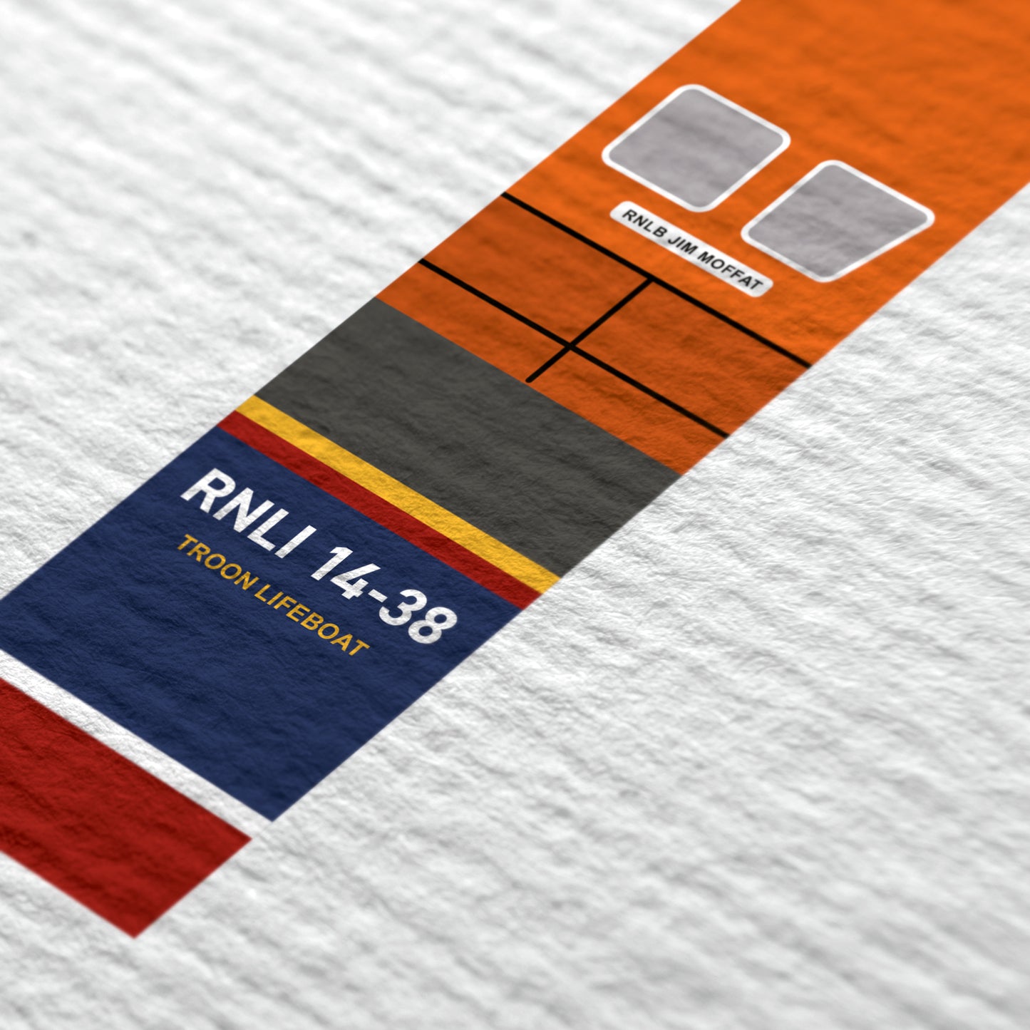 T | RNLI Alphabet Signed Limited Charity Print