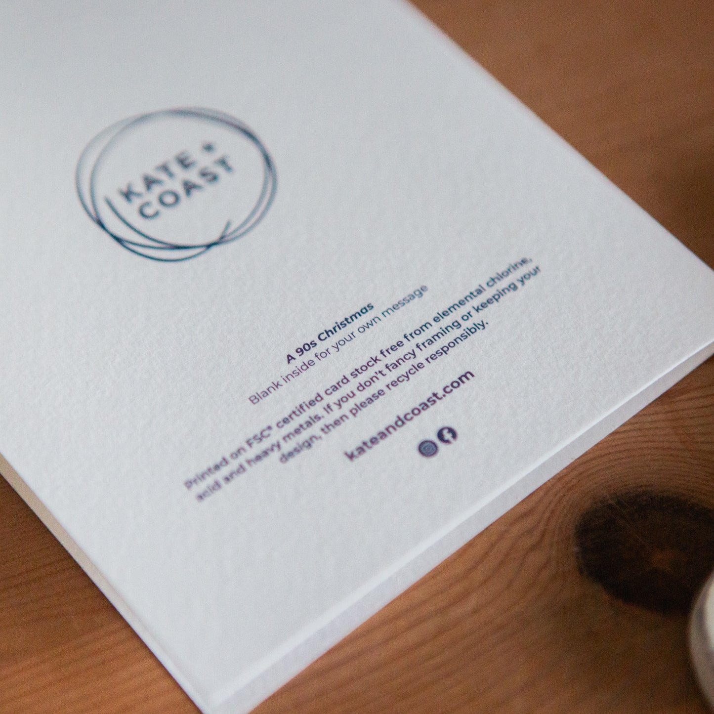 A 90s Christmas Tree Card