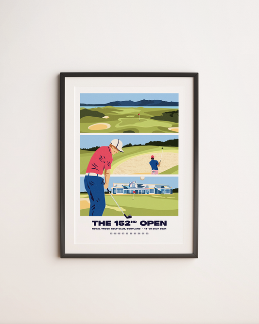The 152nd Open Signed Limited A2 Print