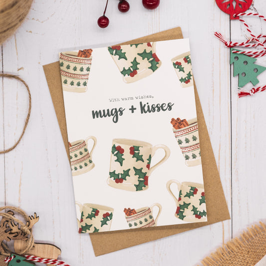 Mugs + Kisses Card