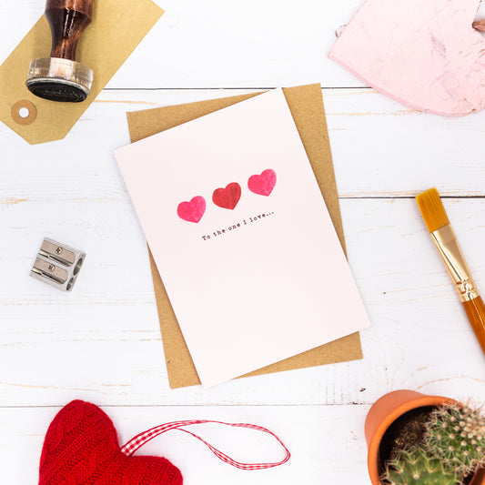 To The One I Love Card