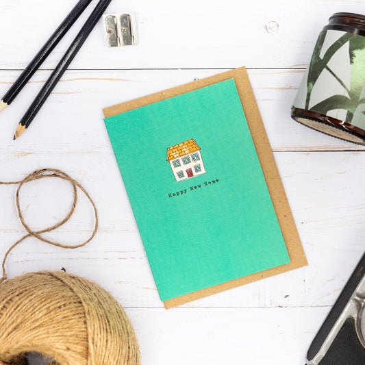 Red Door House New Home Card