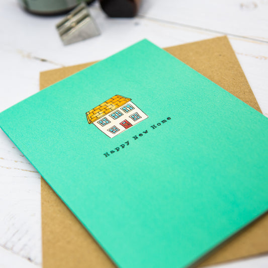Red Door House New Home Card