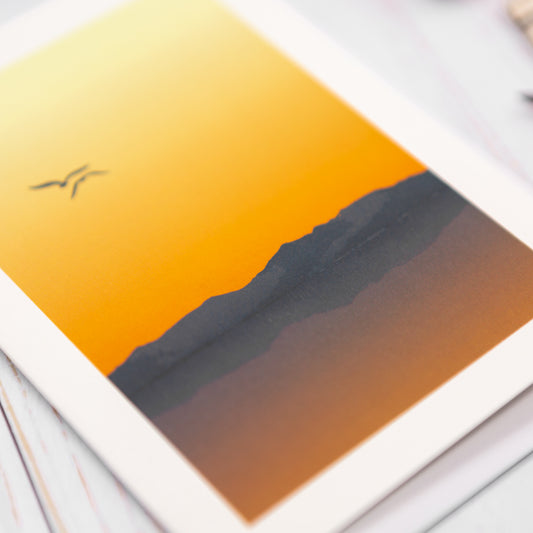 Isle of Arran Sunset Card