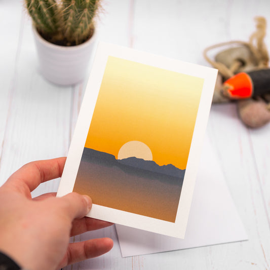 Arisaig Sunset Card