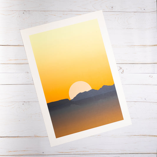 Arisaig Sunset Signed Limited Print