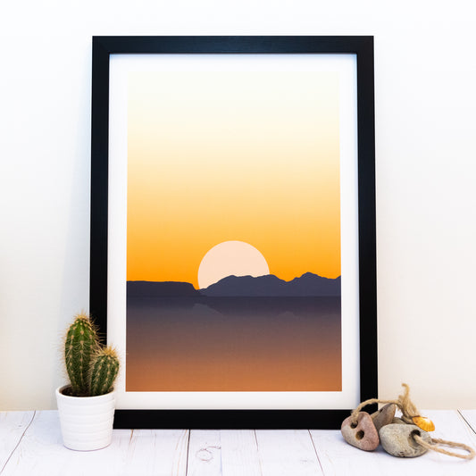 Arisaig Sunset Signed Limited Print