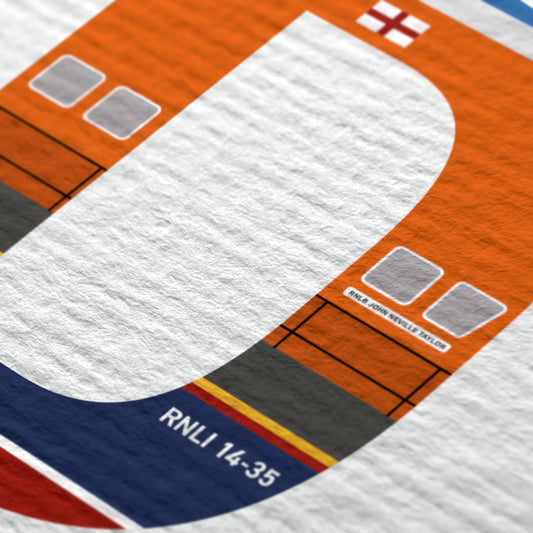 D | RNLI Alphabet Signed Limited Charity Print