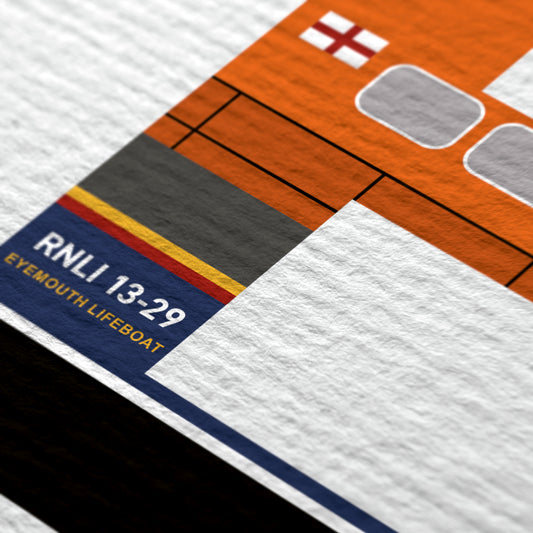 E | RNLI Alphabet Signed Limited Charity Print