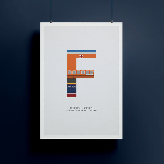 F | RNLI Alphabet Signed Limited Charity Print