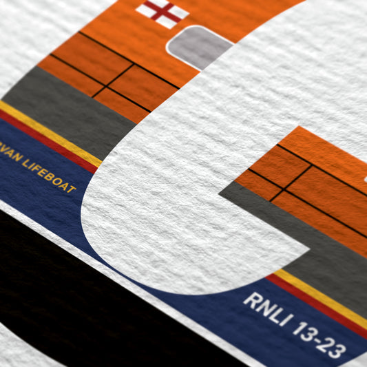 G | RNLI Alphabet Signed Limited Charity Print