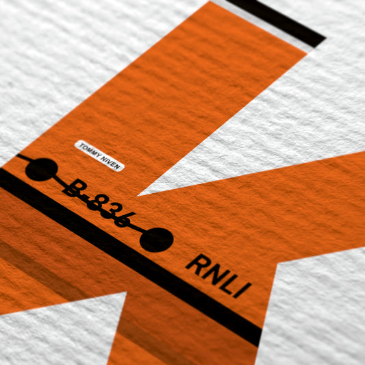 K | RNLI Alphabet Signed Limited Charity Print