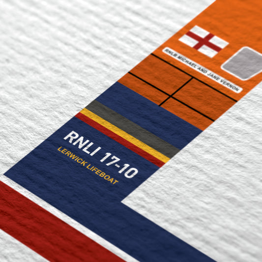 L | RNLI Alphabet Signed Limited Charity Print