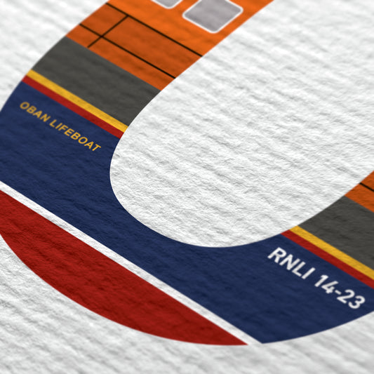 O | RNLI Alphabet Signed Limited Charity Print