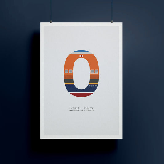 O | RNLI Alphabet Signed Limited Charity Print
