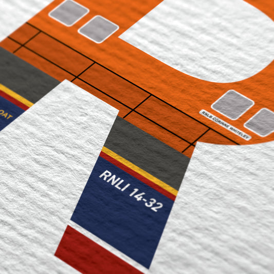 R | RNLI Alphabet Signed Limited Charity Print