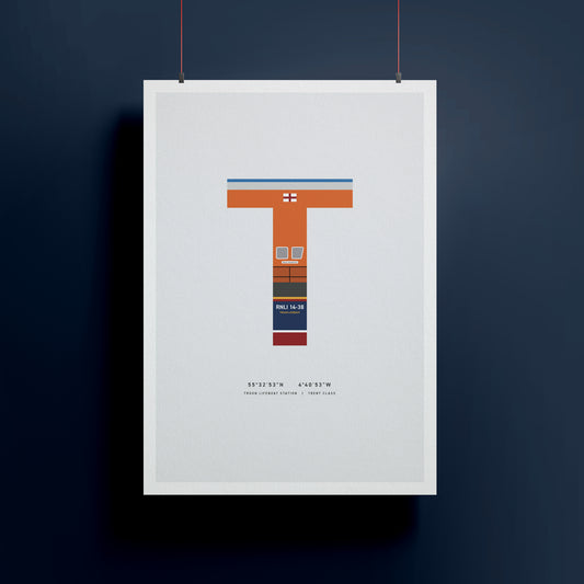 T | RNLI Alphabet Signed Limited Charity Print